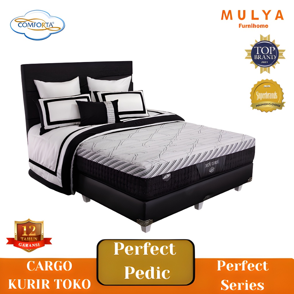 Kasur Springbed Perfect Pedic COMFORTA Fullset