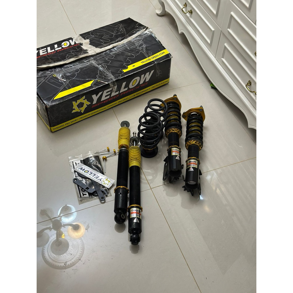 coilover civic Fd yellow