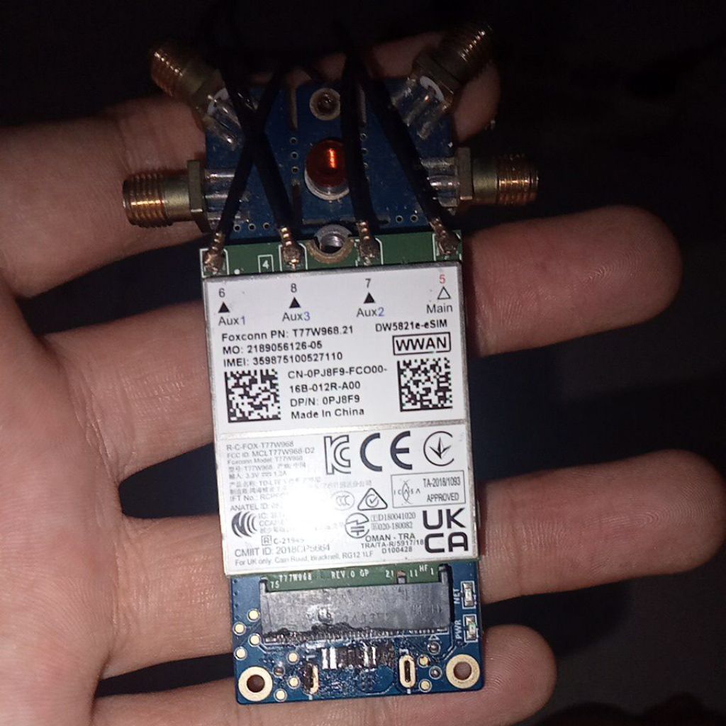 modul modem dell dw5821e
