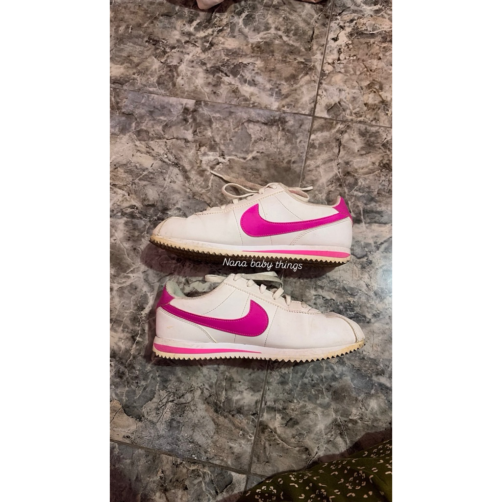 PL Preloved second nike cortez pink size 38