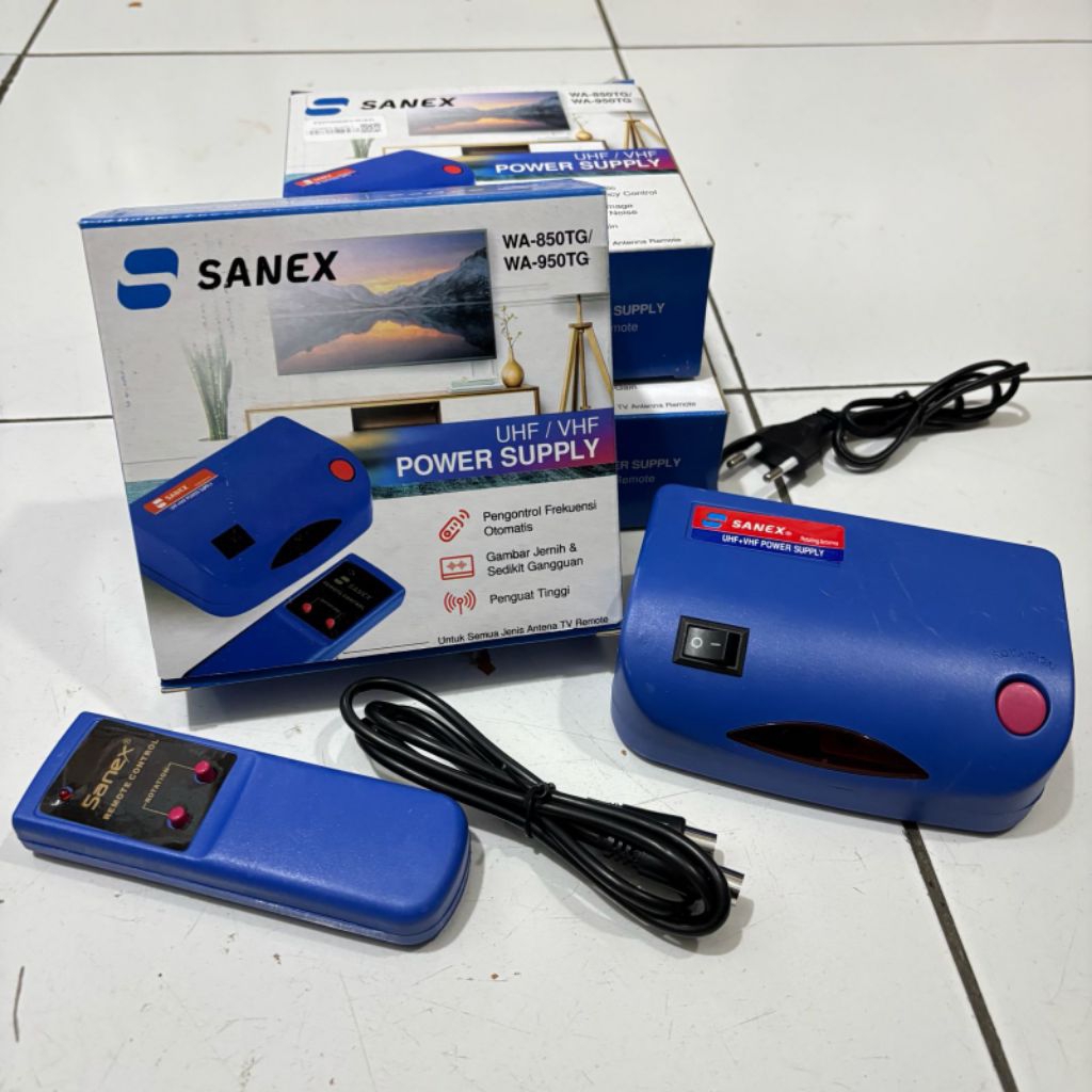 Booster Antena Sanex Power Supply Antena Sanex Remot