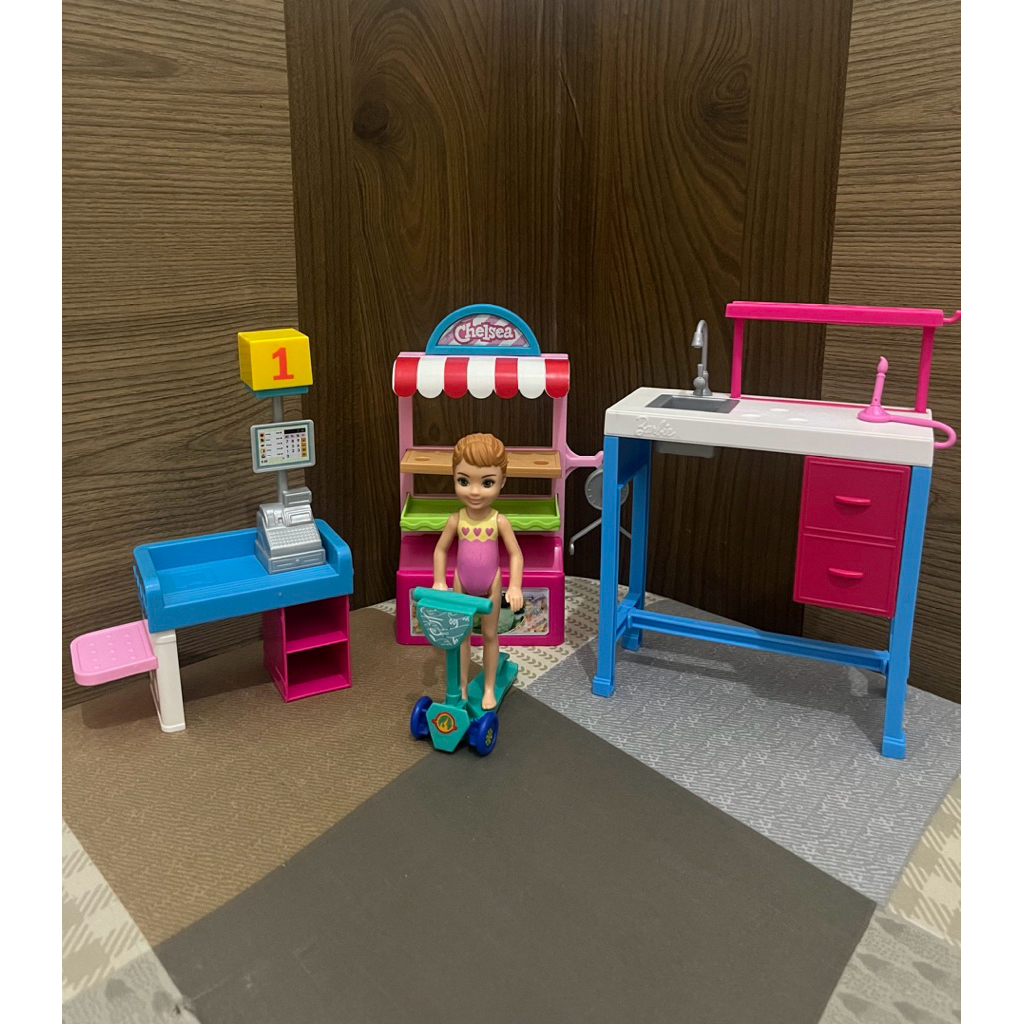 Diorama shopkins chelsea barbie original mattel
