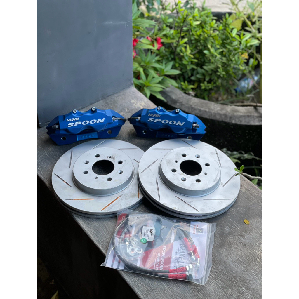 Big Brake Kit BBK nissin spoon Honda civic ferio genio jazz GD GE GK rotor 285
