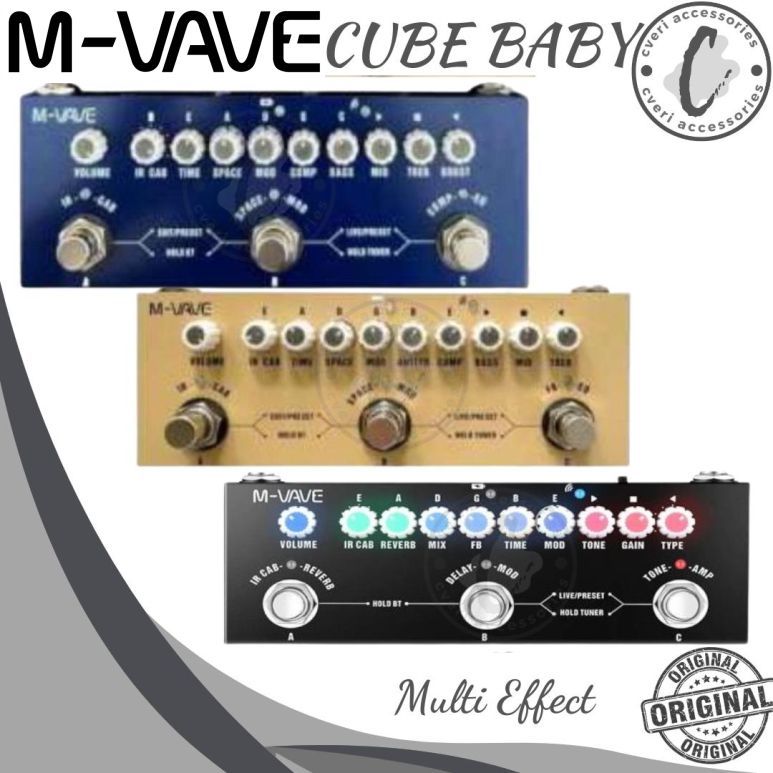 M-Vave Cuvave Cube Baby Cubebaby  Multi Efek Strip Original M-VAVE Cube Baby
