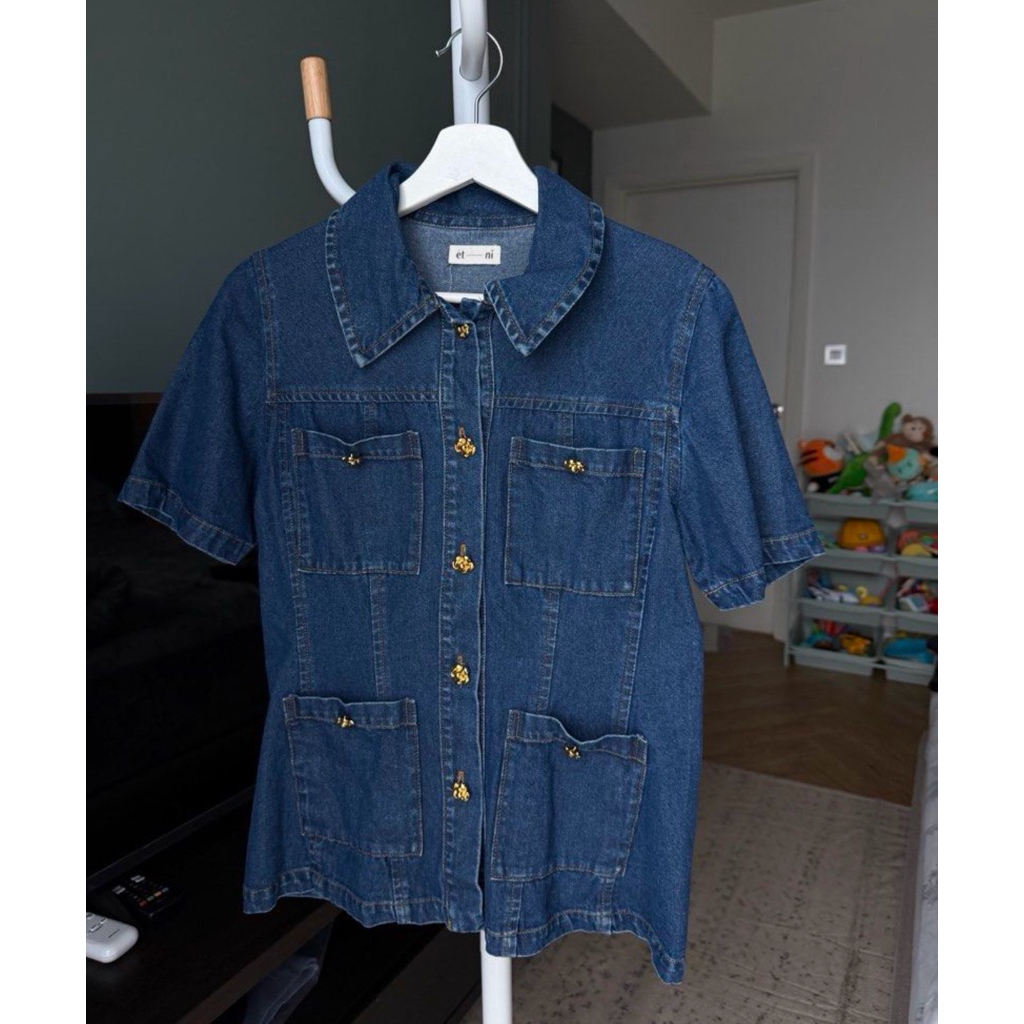 Etni-Denim top