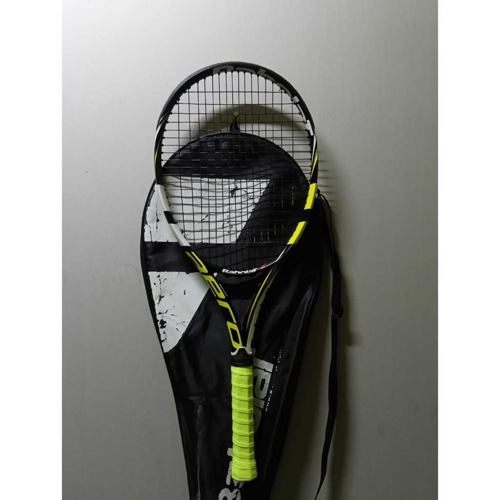 Raket Tenis Babolat Aeropro Drive Original Siap Pakai