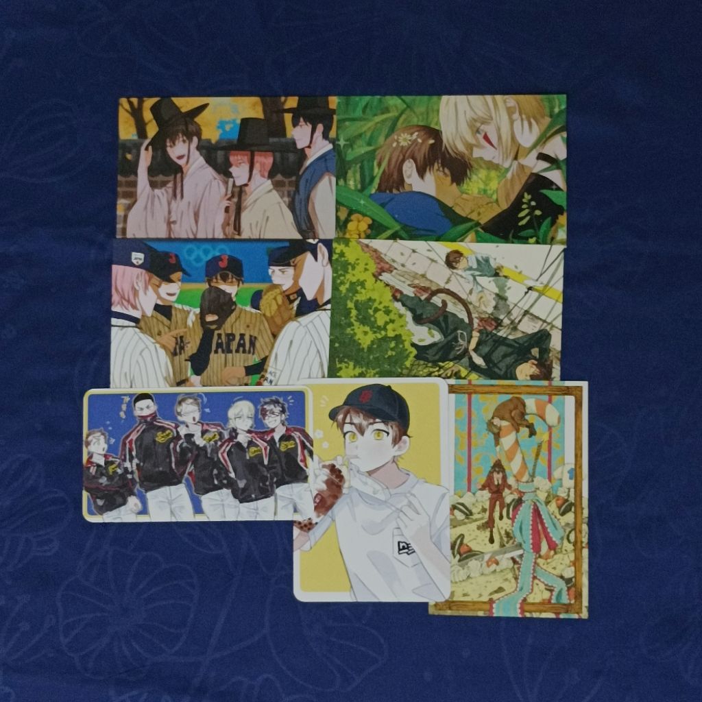 [Ace of Diamond] Postcard Photocard Sawamura Eijun Miyuki Kazuya Okumura Koushuu