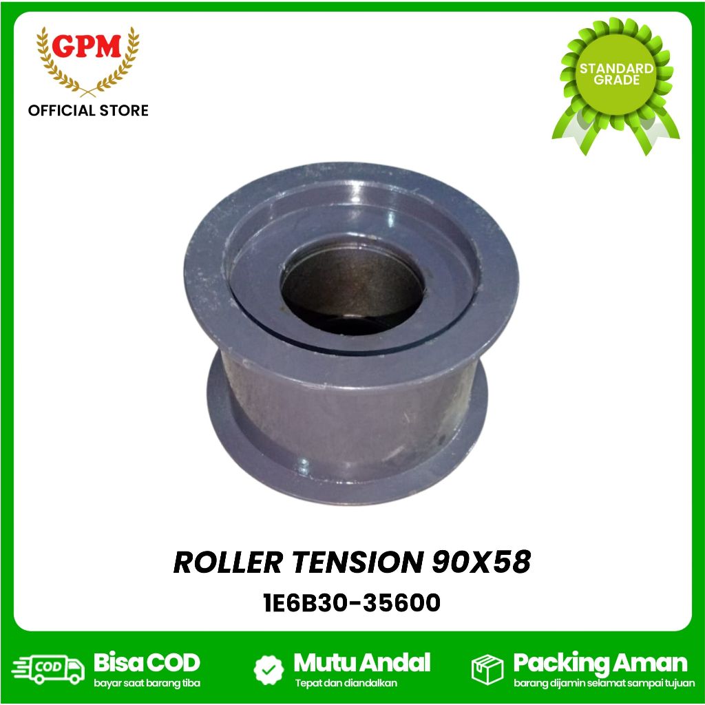 ROLLER TENSION 90X58 / PULLEY PENEKAN V-BELT THRESHER AW-70, AW-82 / 1E6B30-35600