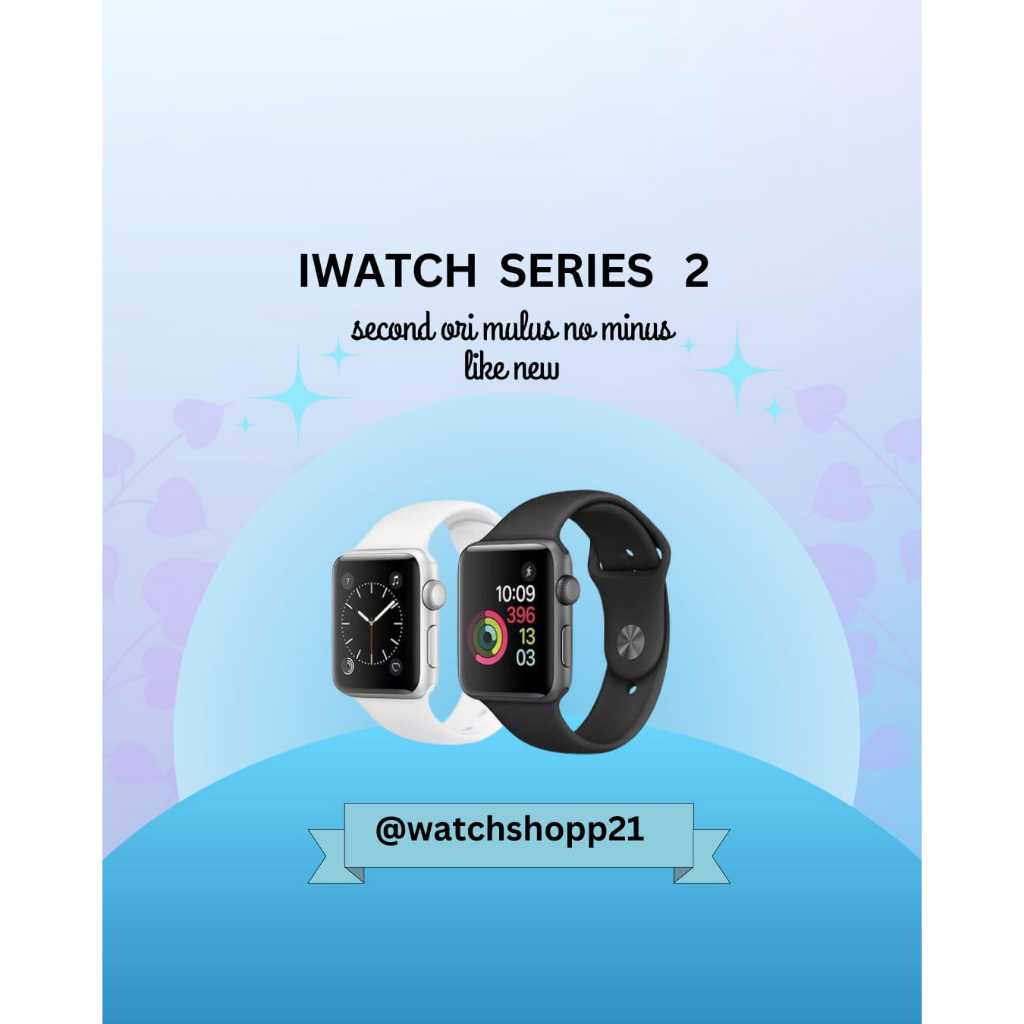 Apple Watch/iWatch Second Series 2 38mm/42mm 100% Original Garansi Ex Internasional