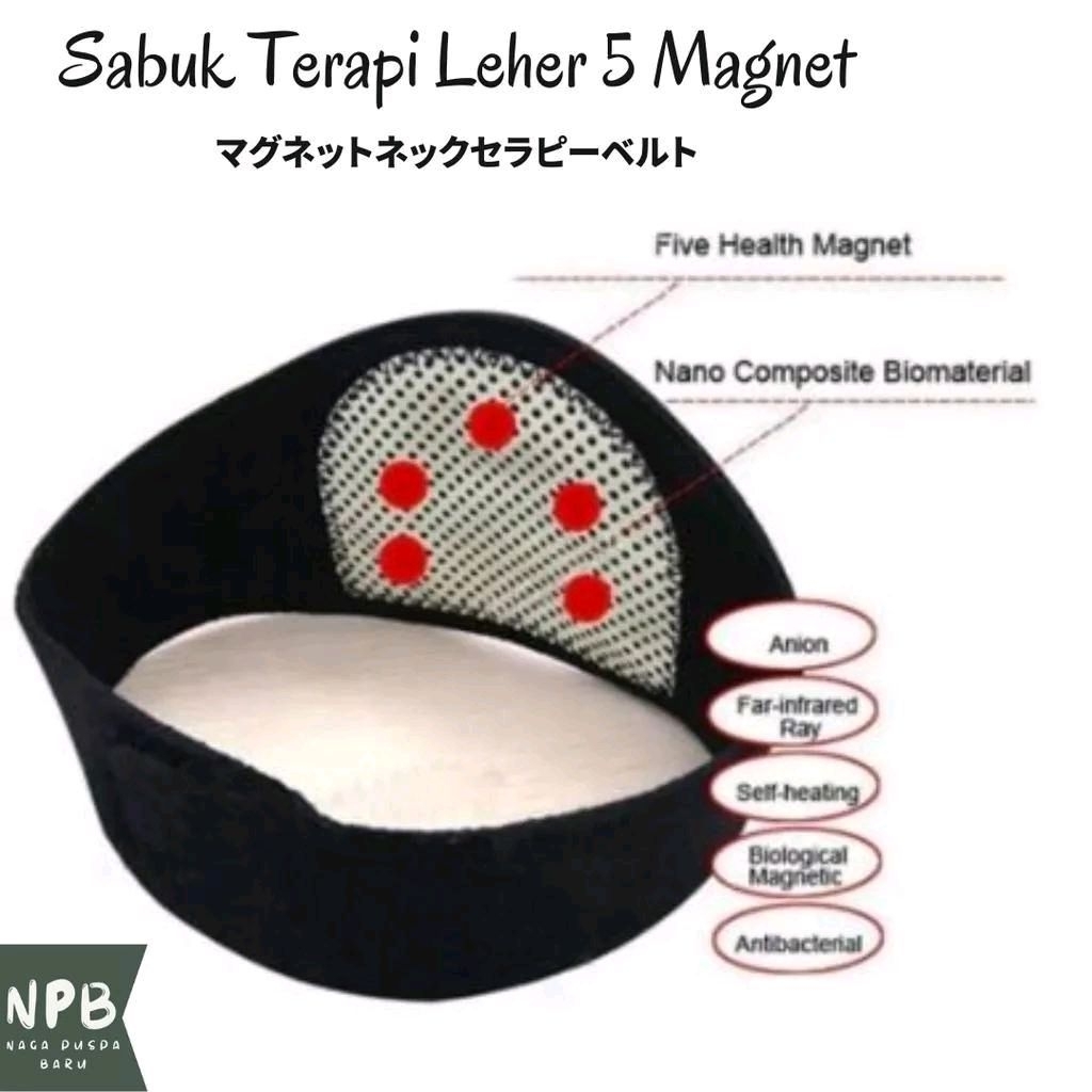 Sabuk Pemanas Terapi Leher Magnetic Terapi Pemanas Leher Therapy