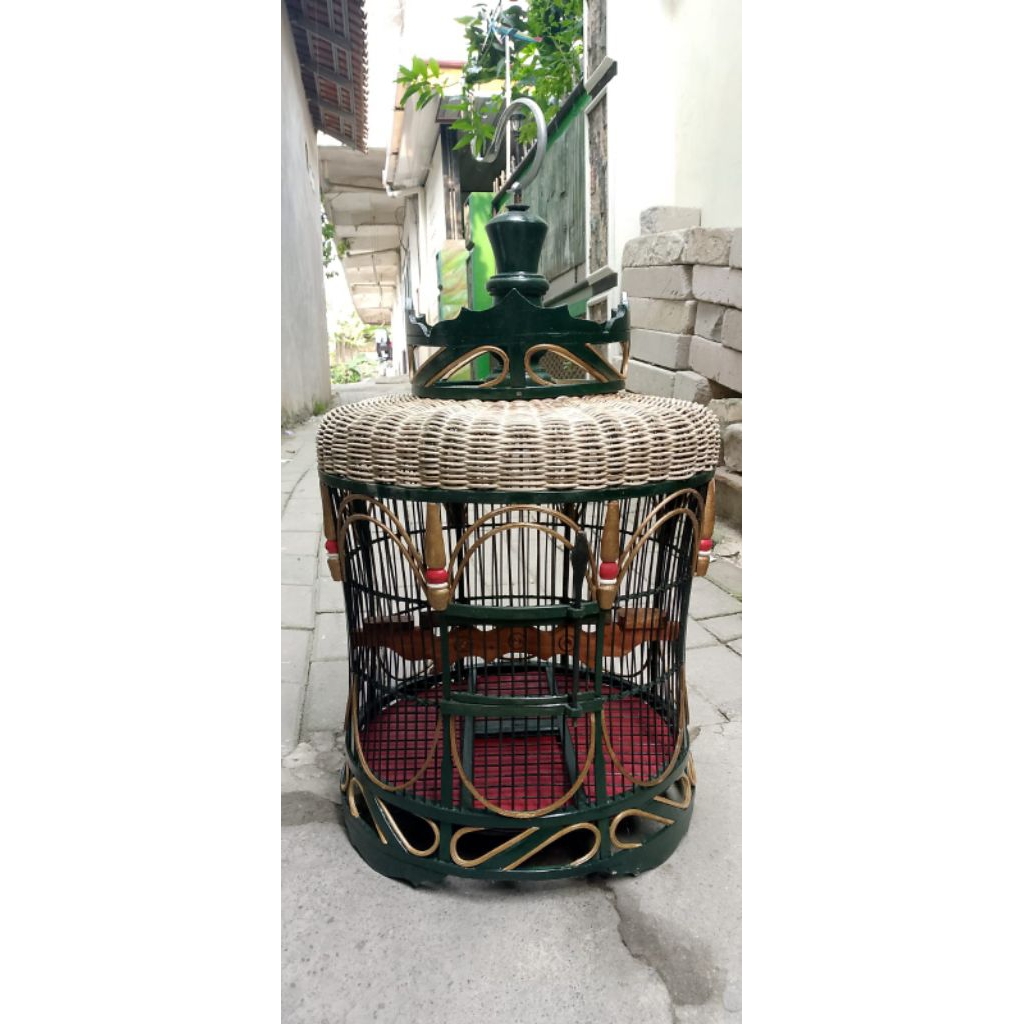 sangkar perkutut sangkar klasi sangkar full bambu sangkar mataraman