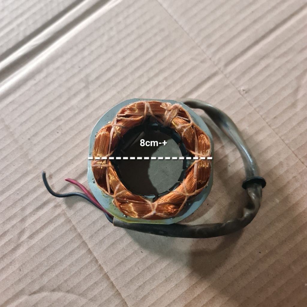 SPUL DINAMO KIPAS  exhaust kdk original