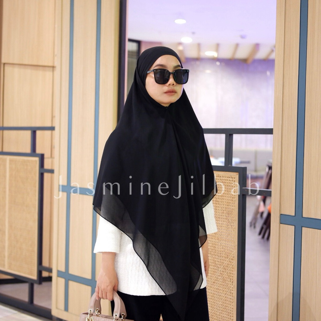 jasmineJilbab- Hijab Khiban 135x135 Khimar Bandana Nikita Willy Strngrrr Ceruty BabyDoll Premium Khi