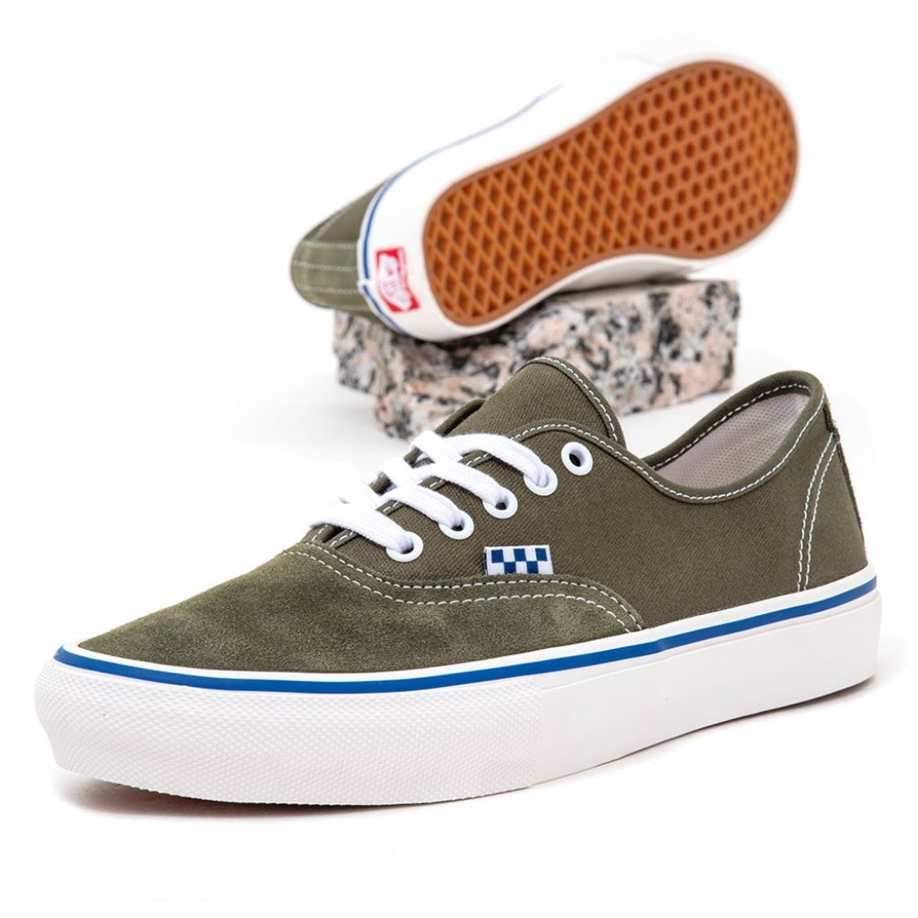 VANS AUTHENTIC SKATE MOSSY OLIVE ORIGINAL RESMI