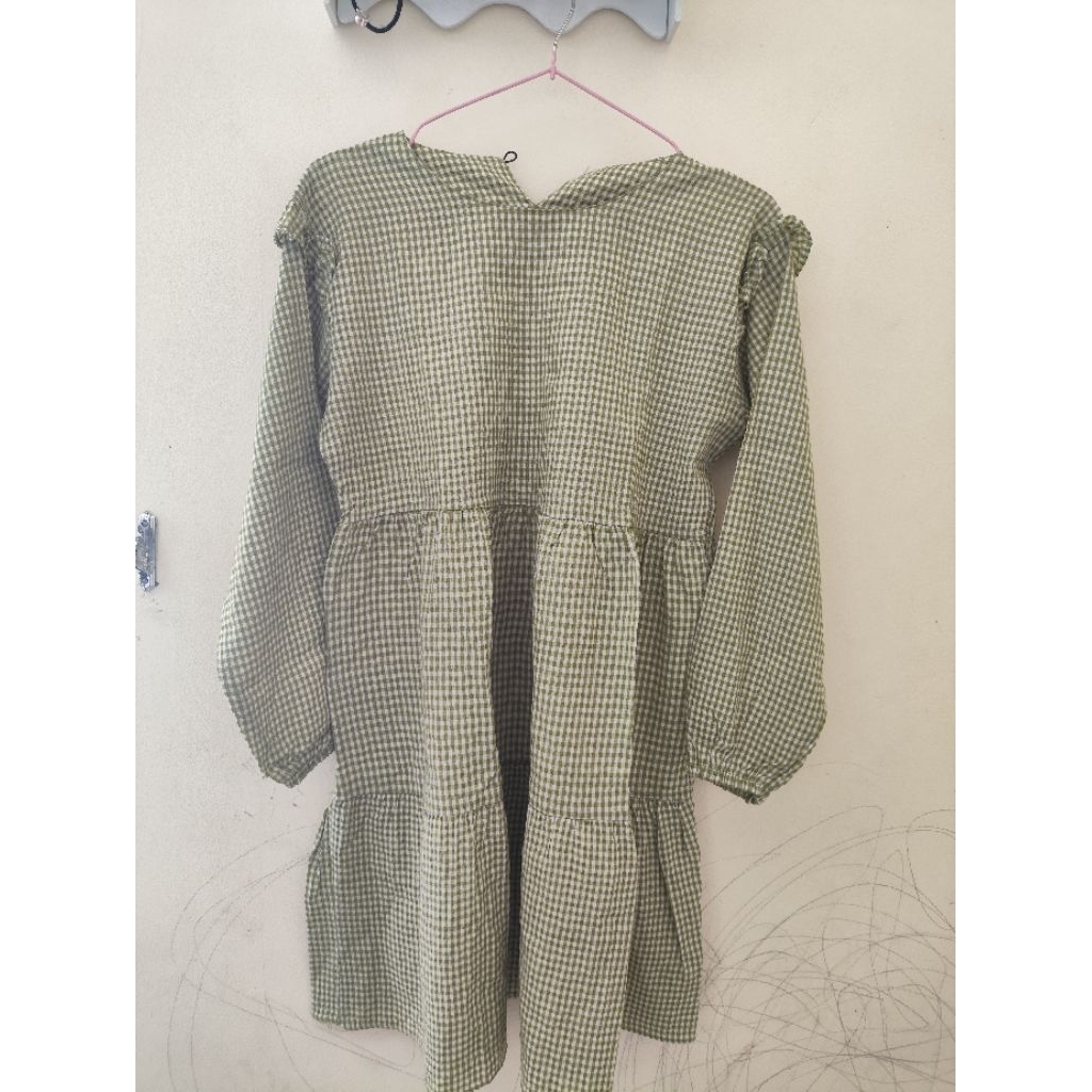 Tunik Kotak-kotak Hijau