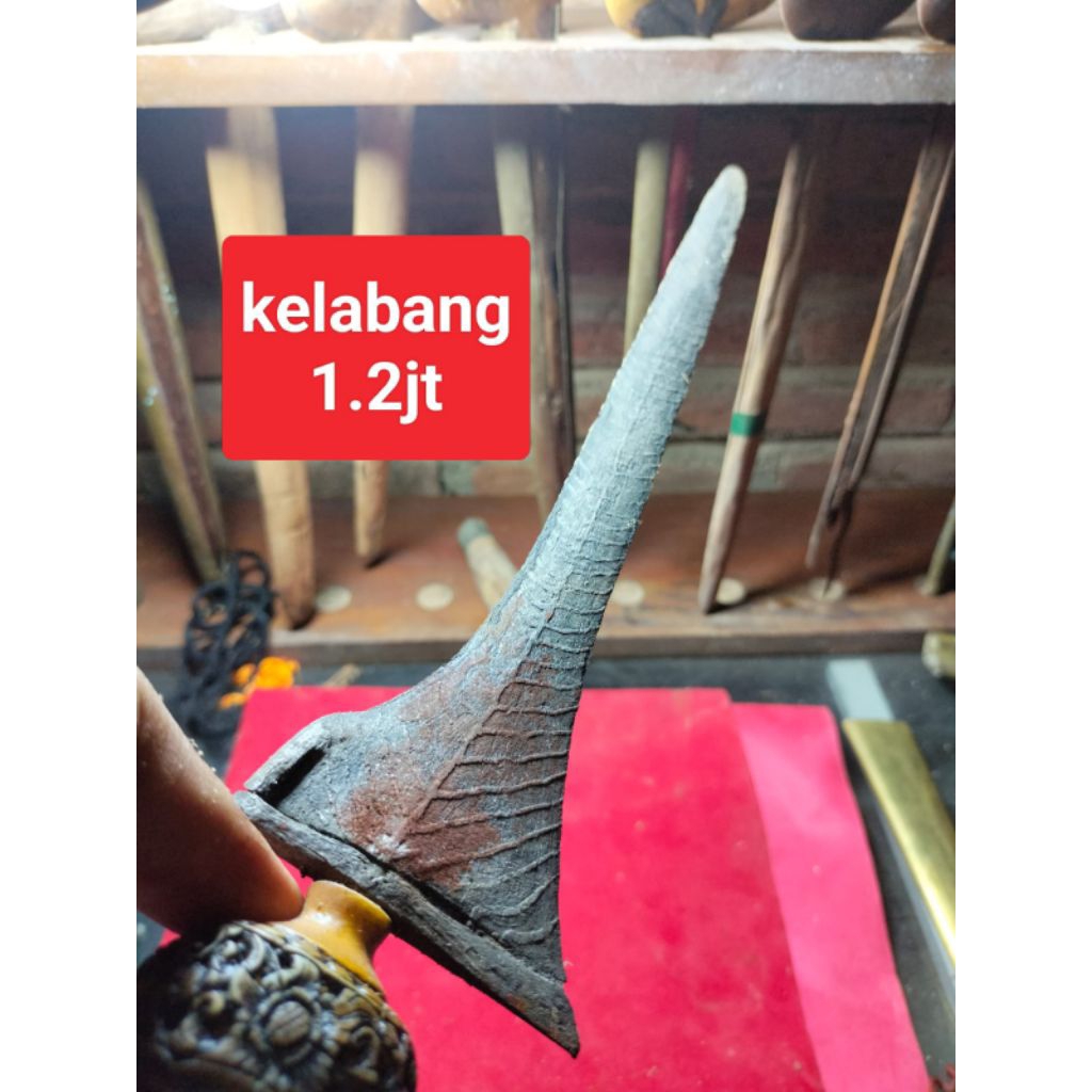 Keris Tua Kuno Sepuh Pamor Kelabang Sayuta Langka Mentah Dusun Wingit