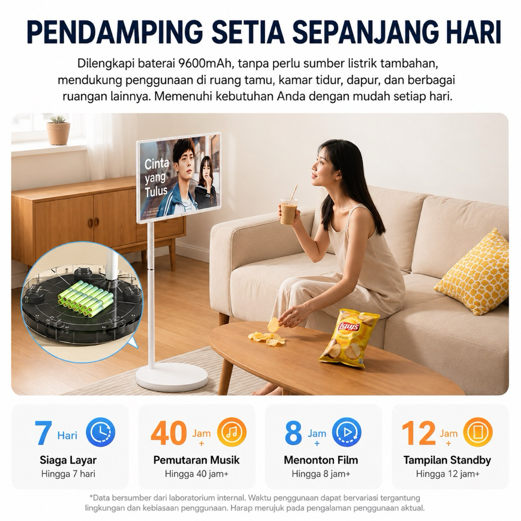 STANBYME Smart TV Portable FHD | Android Touchscreen