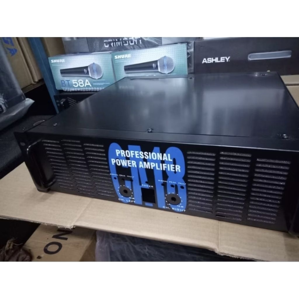 box power amplifier 4chanel. box ca 18 plat tebal
