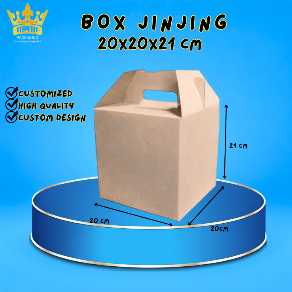 Gable Box / Box Jinjing 20x20x21cm