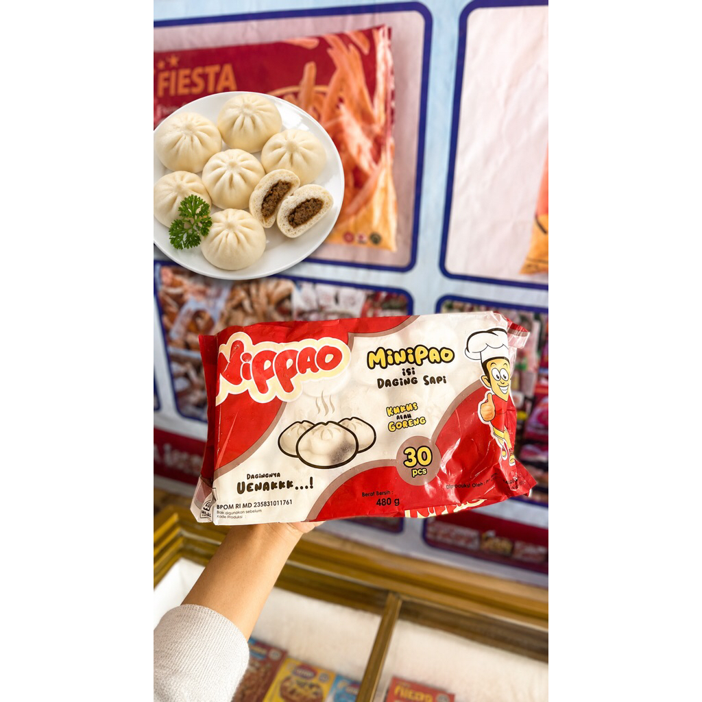 MINIPAO NIPPAO DAGING SAPI BAKPAO AL MADINA FROZEN FOOD