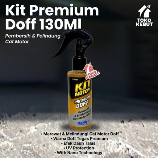KIT Motor Premium Doff 130 ml - Perawatan Pelindung Cat Matte