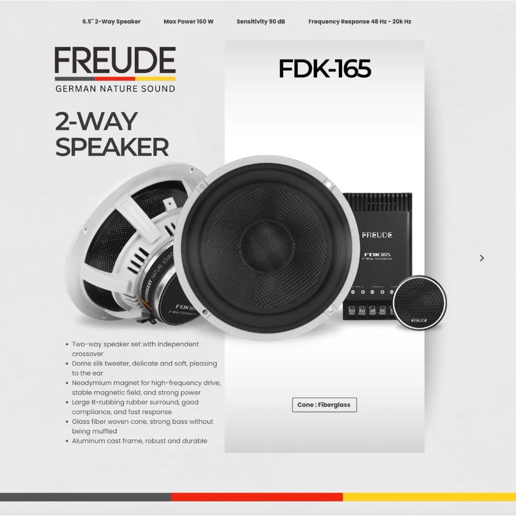 FREUDE FDK 165 - Speaker 2 Way Set