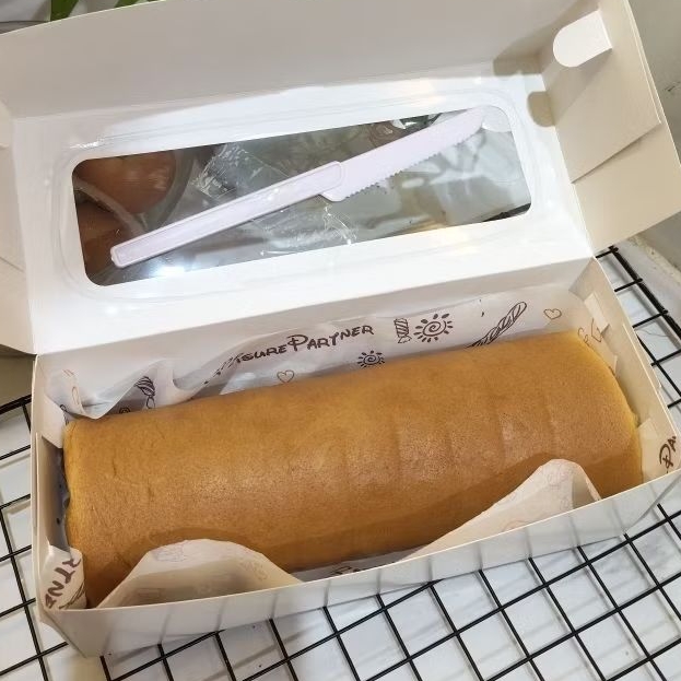 Bolu Gulung / Rollcake Vanilla / Bolu Gulung Coklat 22cm