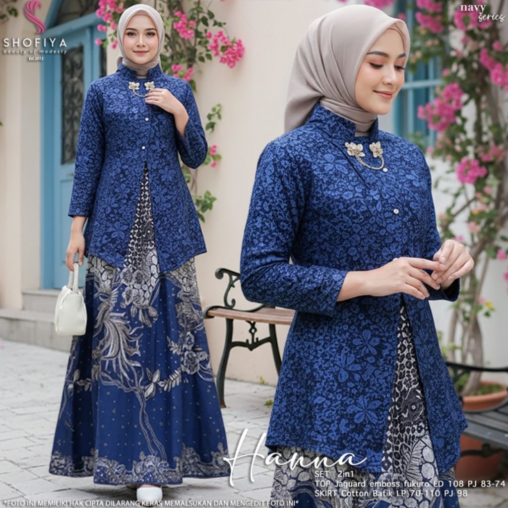 HANNA DRESS SET KEBAYA BY SHOFIYA