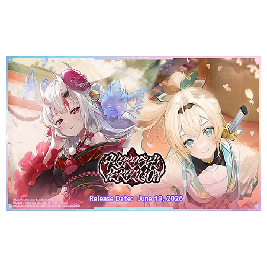 Hololive OCG BP06 Ayakashi Vermilion Booster Box English