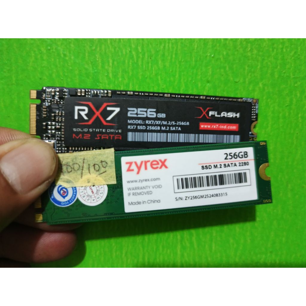 SSD M2 Sata 256Gb bekas bagus