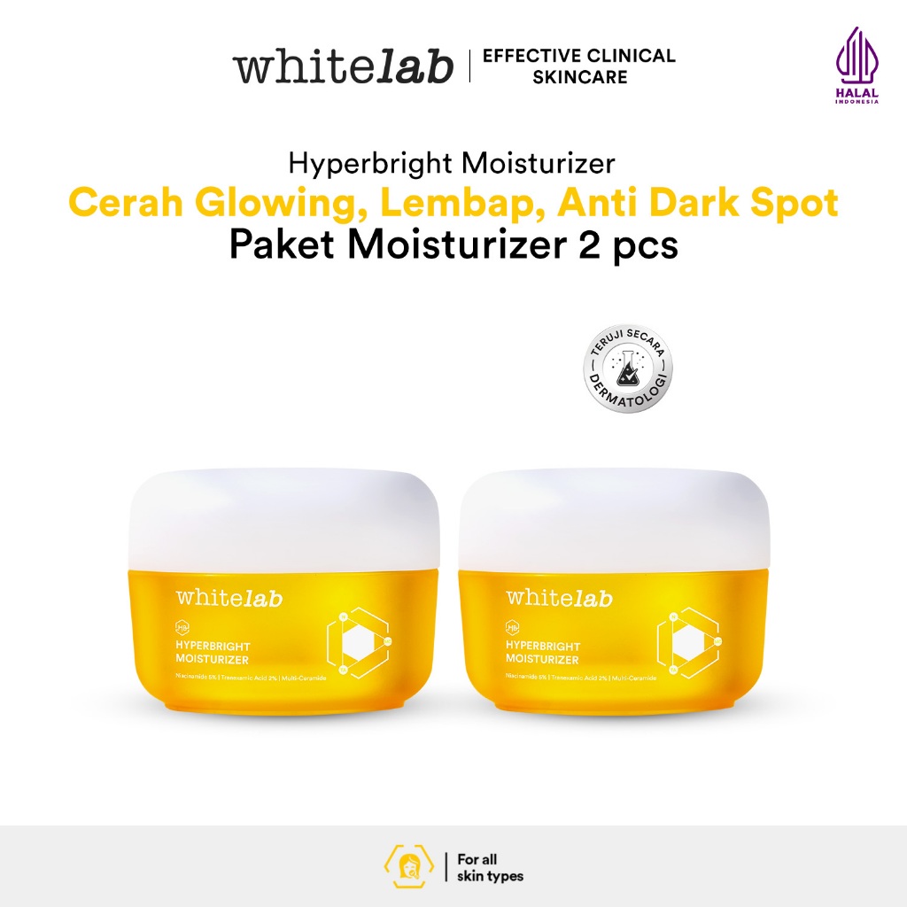 Bundling Whitelab Day Cream & Whitelab Water Moisturizer (New Packaging)