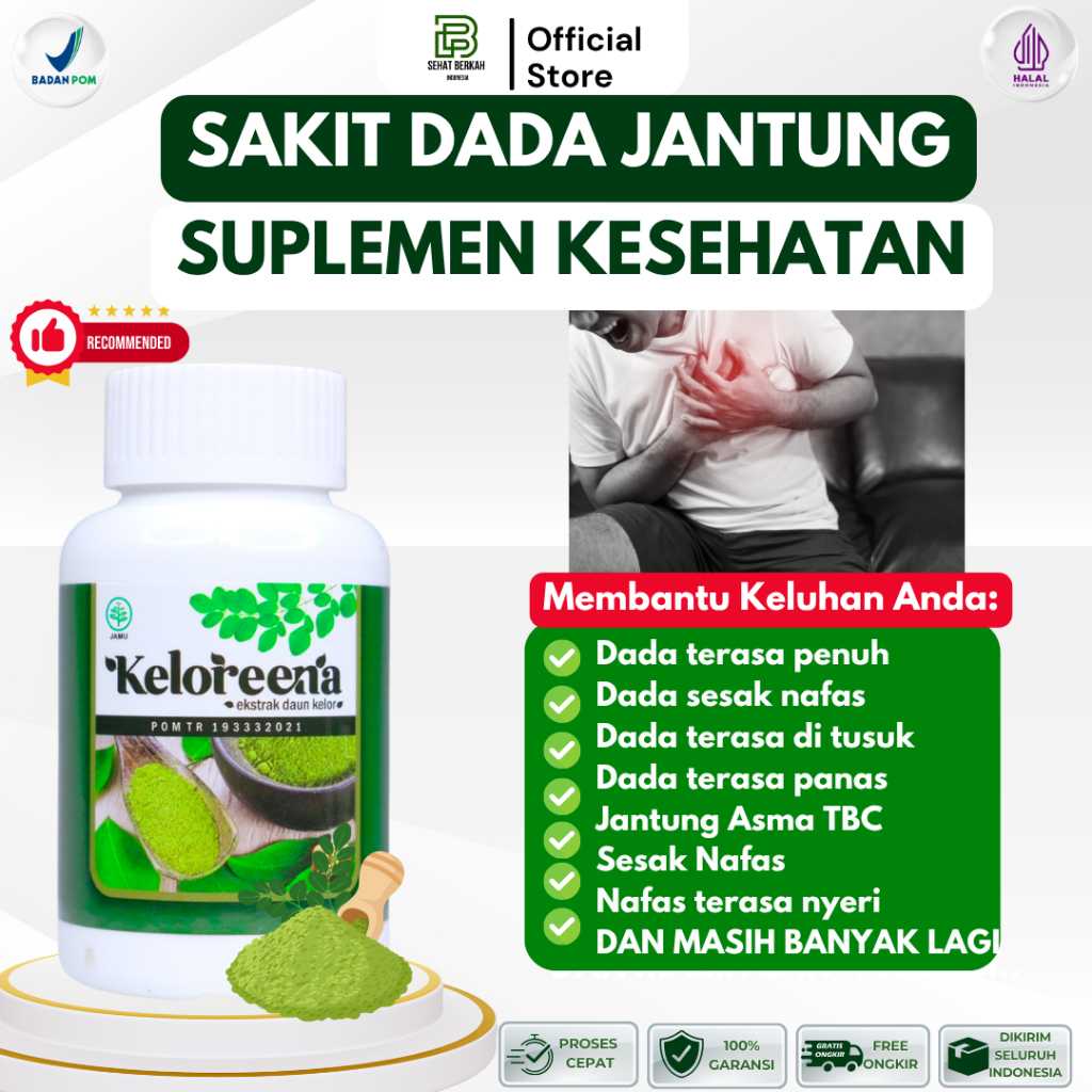 Suplemen Kesehatan Untuk Sakit Dada Tembus Punggung, Sakit Dada Sebelah Kiri, Sakit Dada Sebelah Kan