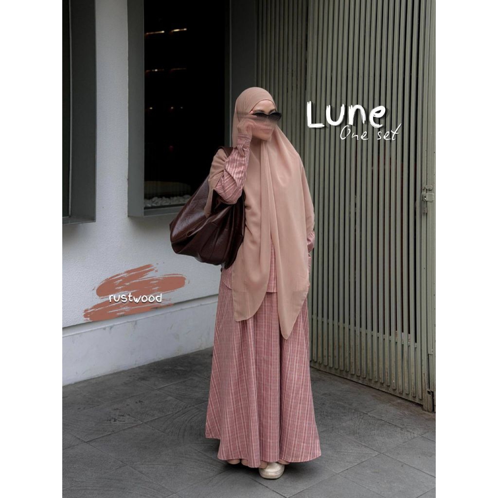 Lune One Set Katun Madina | By Shafeeya Hijab
