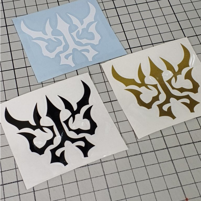 Cutting sticker stiker motor mobil kamen rider daguva zeba kuuga vinyl