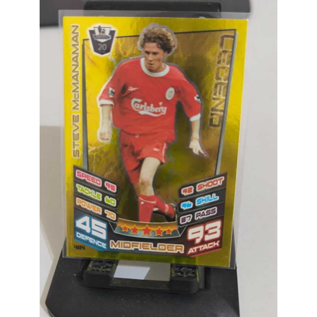 kartu steve mcmanaman liverpool - match attax