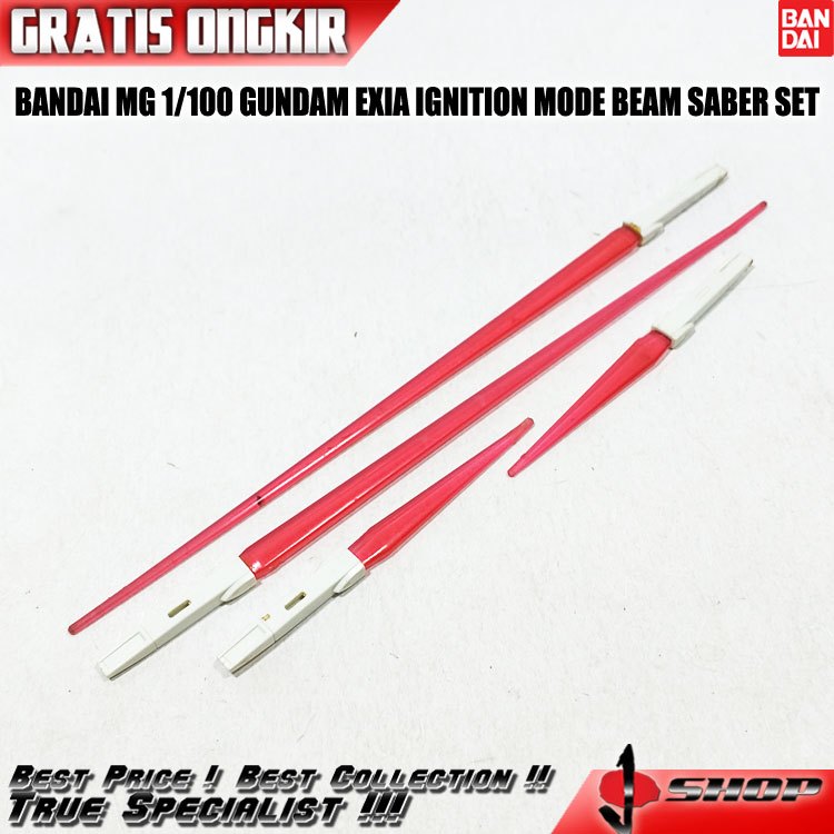 BANDAI MG 1/100 GUNDAM EXIA IGNITION MODE BEAM SABER SET MG2335