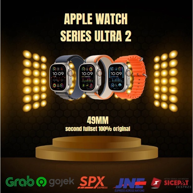 Apple Watch/iWatch Seri Ultra 2 49MM Second 100% Original Garansi Ex Internasional