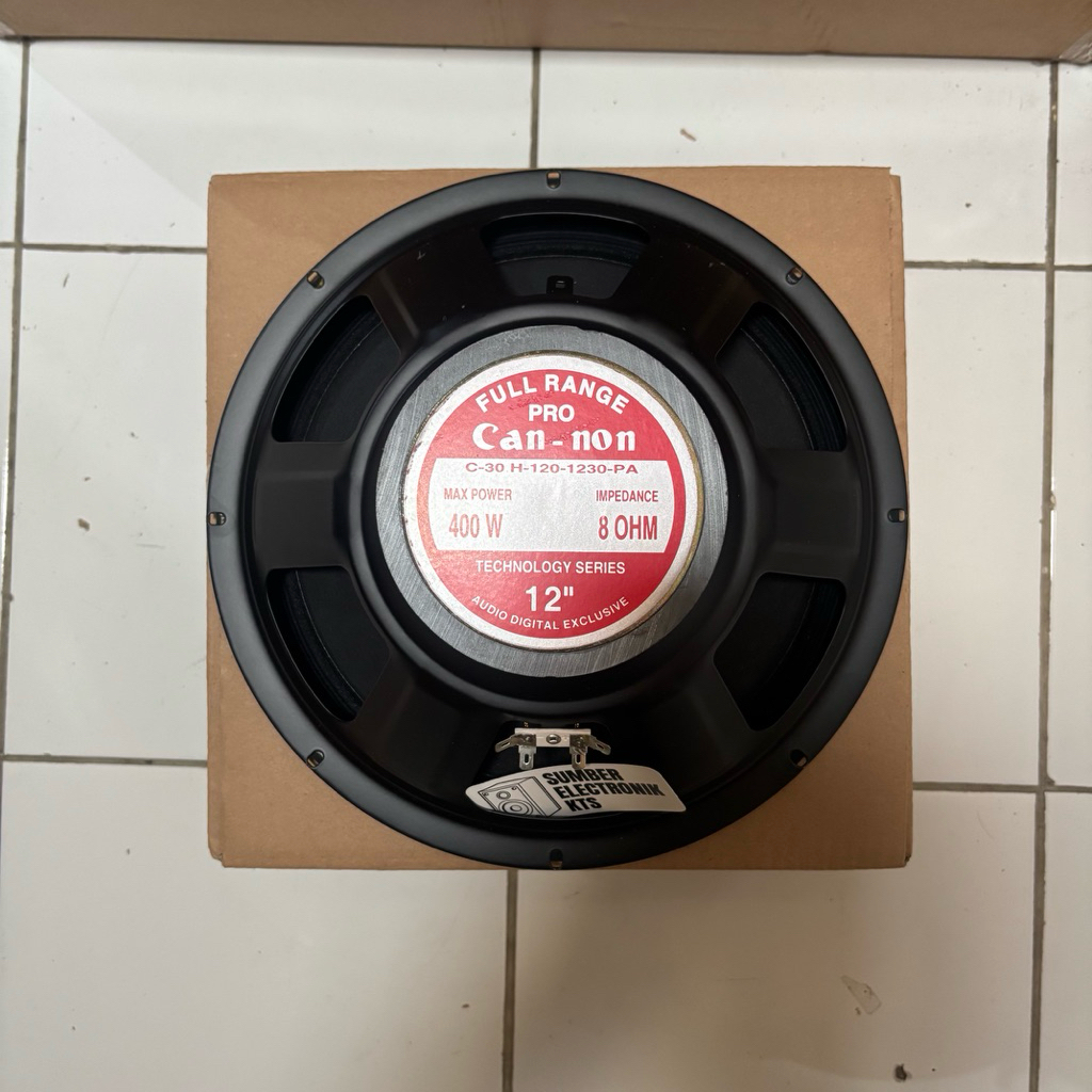 speaker 12 inch cannon fullrange canon