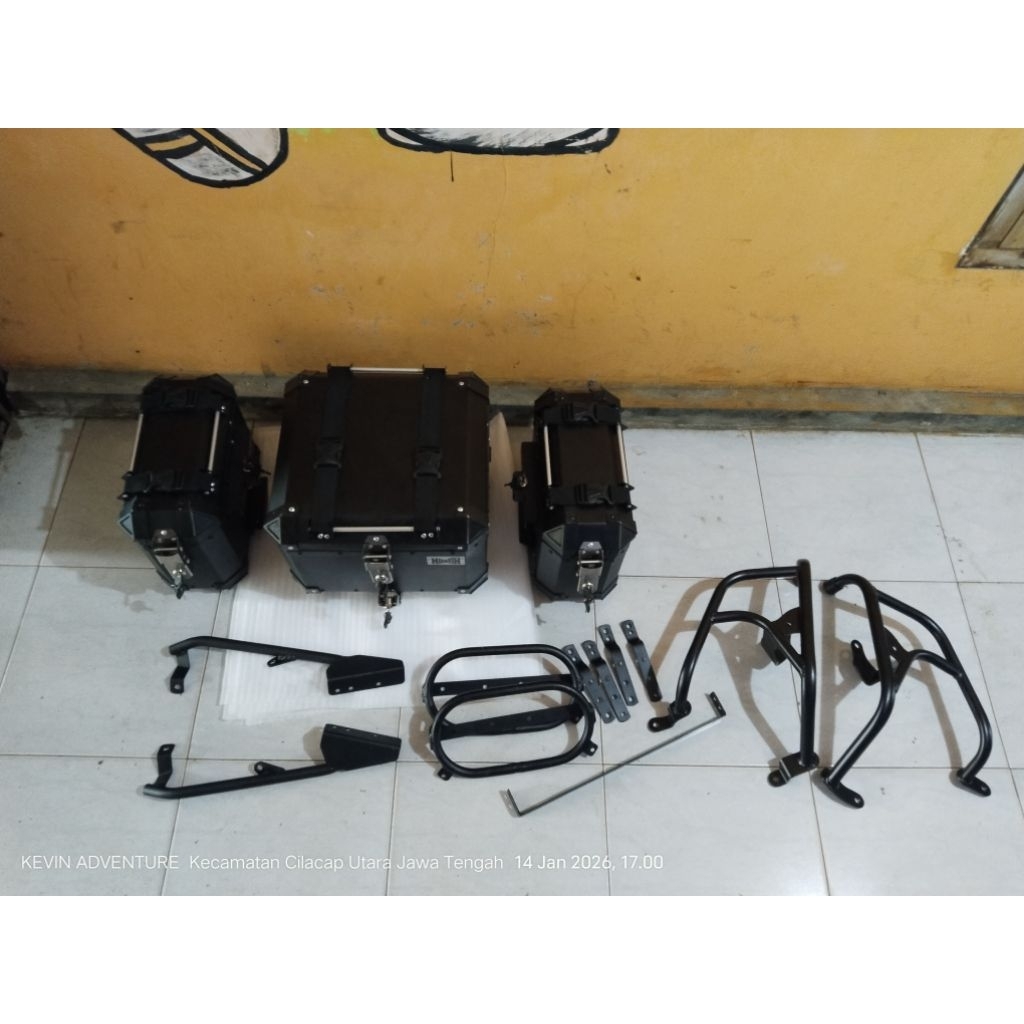 Paket Er6n/f paket triple box dan engine guard