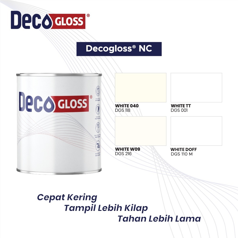 DECOGLOSS NC - W040 / WHITE TT / W09 / White Doff