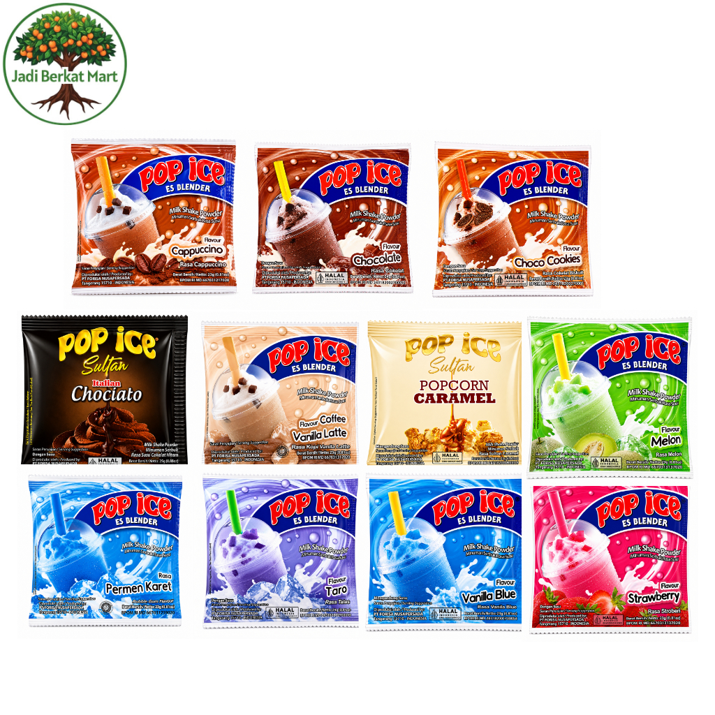 Pop Ice & Pop Ice Sultan Sachet All Varian