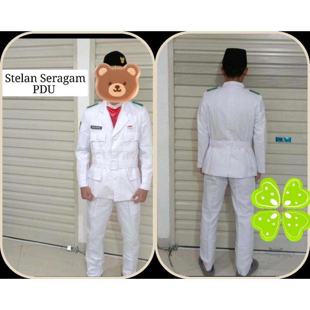 Baju Pdu Paskibra Pria  bahan uniwan/ Baju Pdu Paskibra Wanita / setelan Baju PDU Paskibra Pria/ Ata