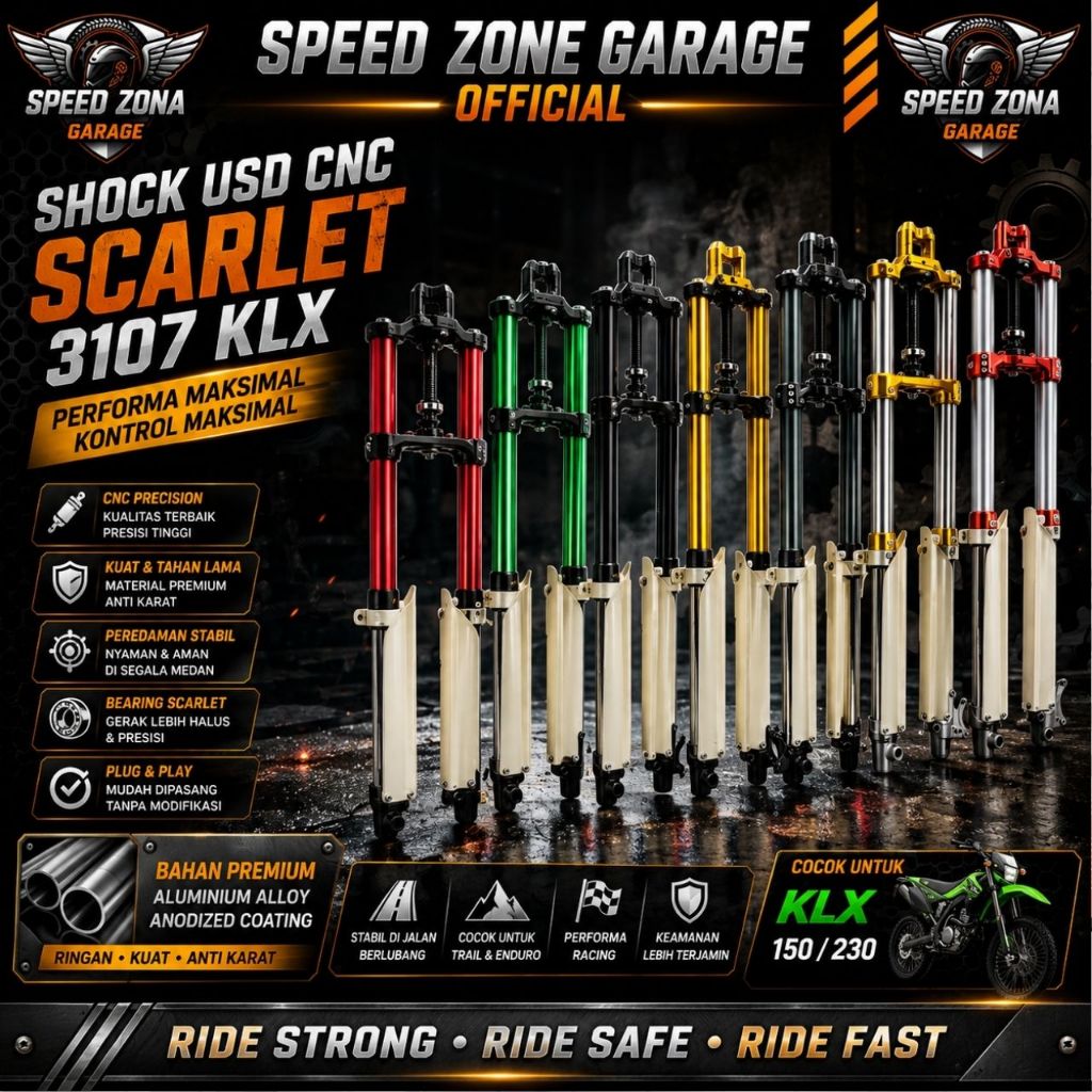 Shock Usd KLX 3107 Bearing Scarlet