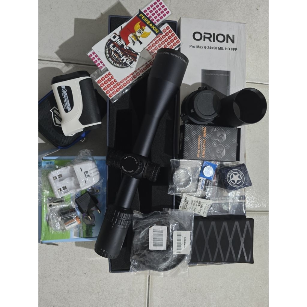 Ready Stok Vector Orion Promax MIL HD 6-24x50 SFIR FFP ZERO STOP