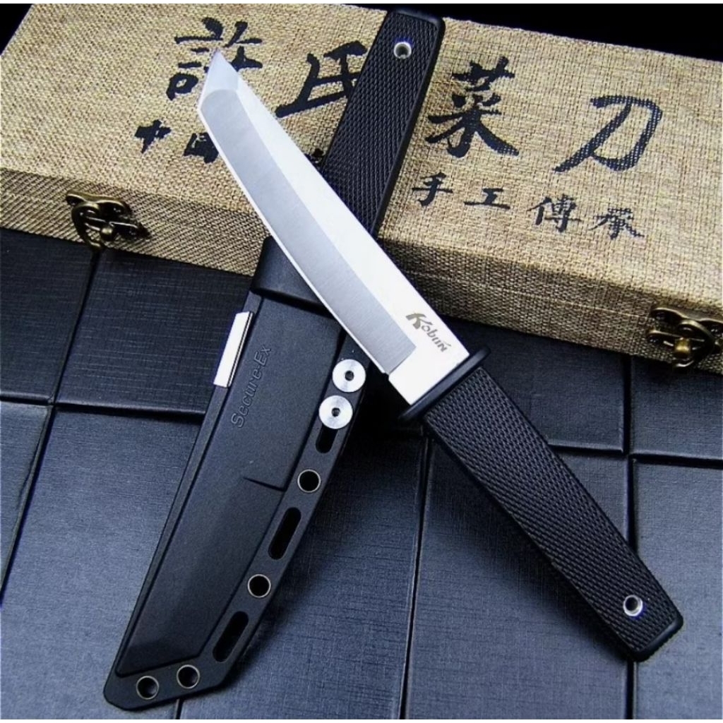 Kobun Coold Style Pisau Daging Kobun Baja Pisau Multifungsi Outdoor
