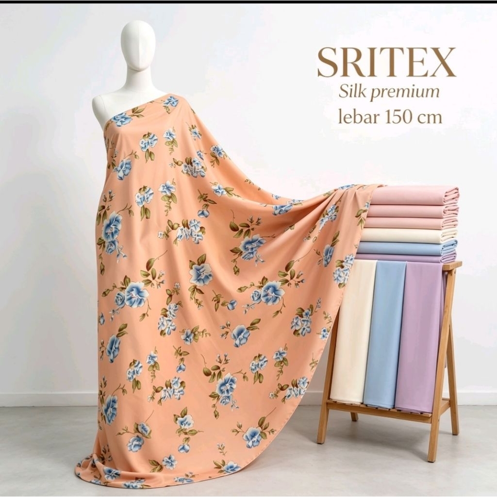 kain silk motif - kain silk premium - kain silk lembut motif - kain silk luxury