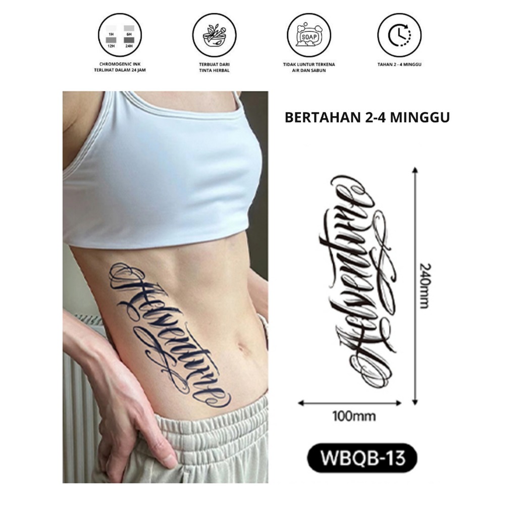 Tato temporer Fruit ink Gelang Lengan dan Lengan