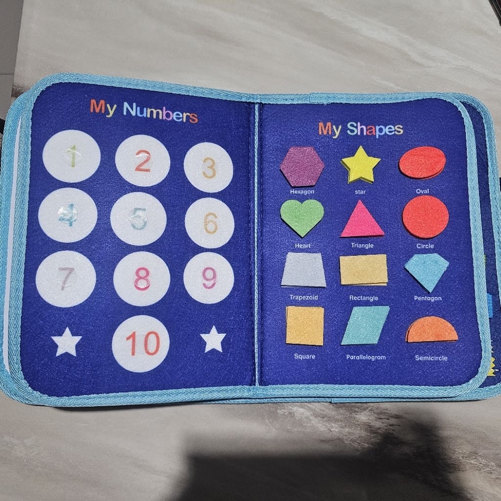[PL - Like New] 12 Halaman Buku Busy Board Book Anak Montessori (Preloved)