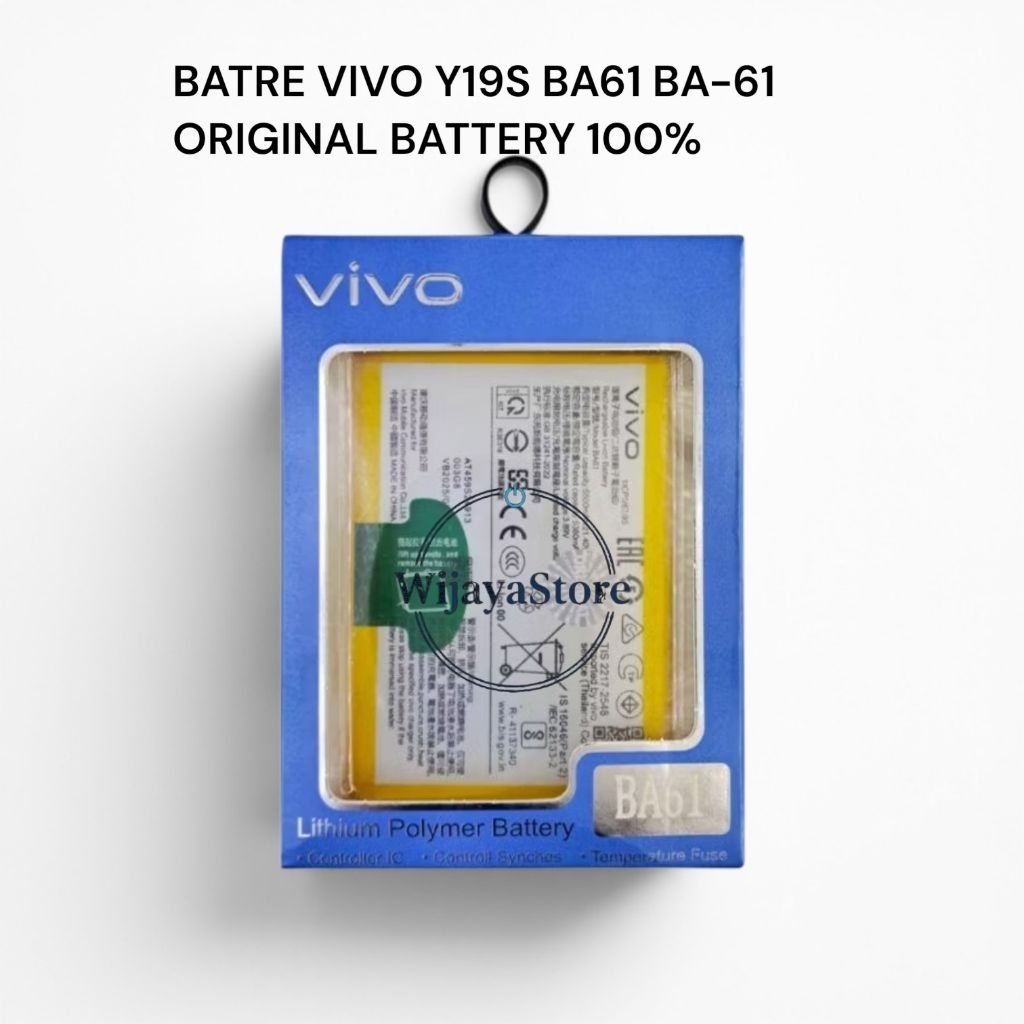 BATERAI BATRE VIVO Y19S BA61 BA-61 ORIGINAL PREMIUM QUALITY BERGARANSI 3 BULAN