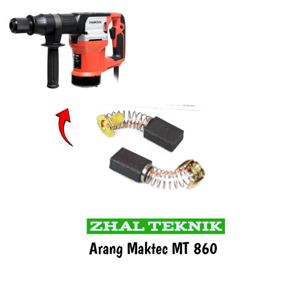 Carbon Brush Untuk Maktec MT 860 Mesin Bobok beton 5kg